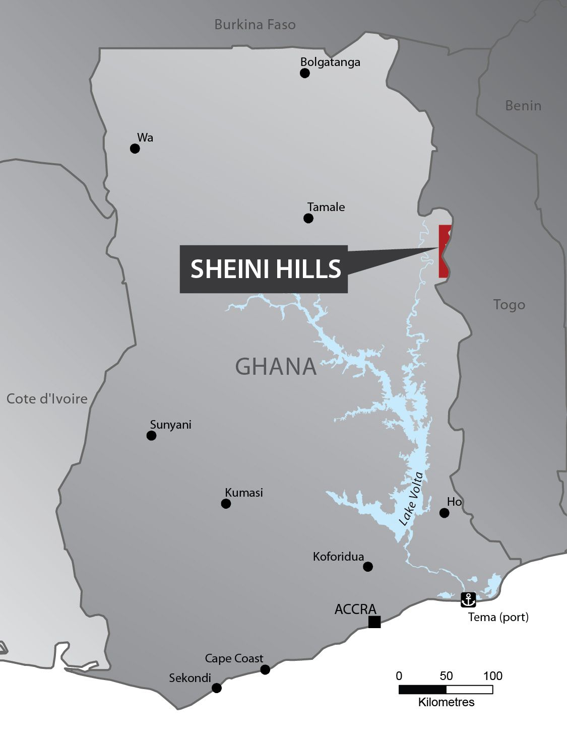 Sheini Hills regional map